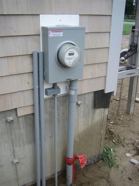 electrical meter box repair|moving electric meter outside house.